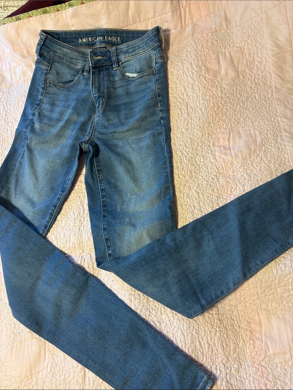 American Eagle Outfitters Women's Medium Blue Skinny Jeans